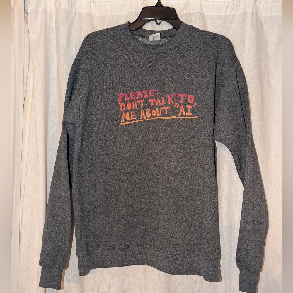 Hand Printed Linocut Sweatshirt